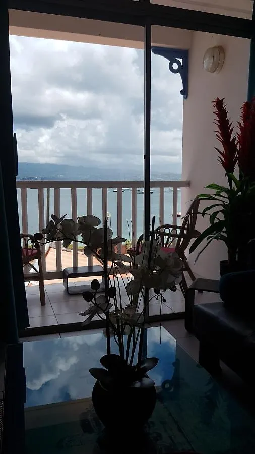 STUDIO 3 ILETS PIEDS DANS L EAU et PISCINE Les Trois-Ilets 0*,  Martinique